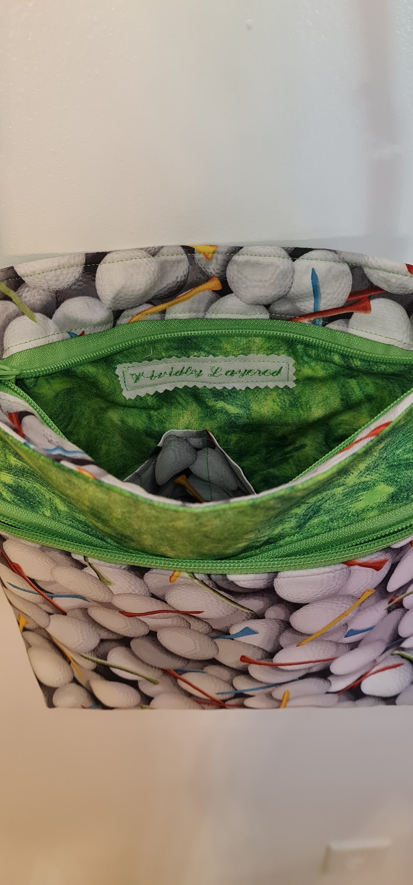 Crossbody-Green Golf Print