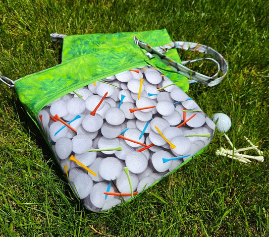 Crossbody-Green Golf Print
