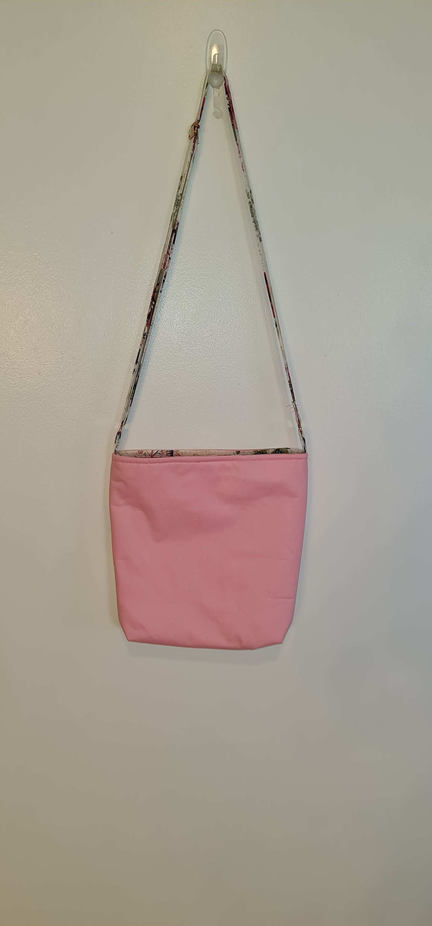 Crossbody Bag- Pink Floral Print