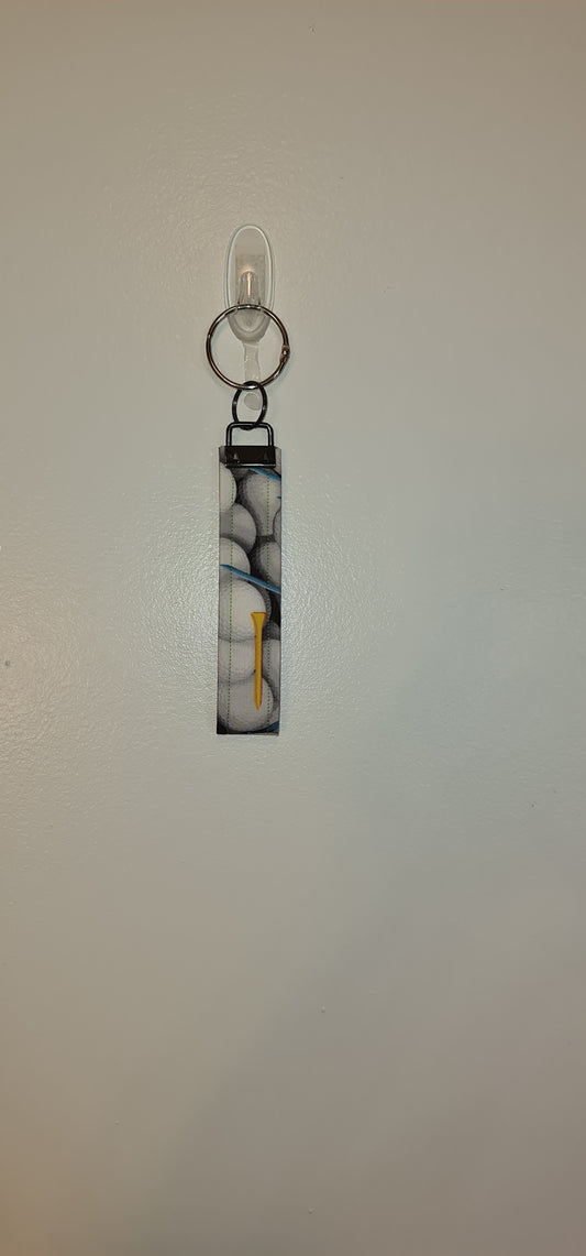 Wristlet-Green Golf Print